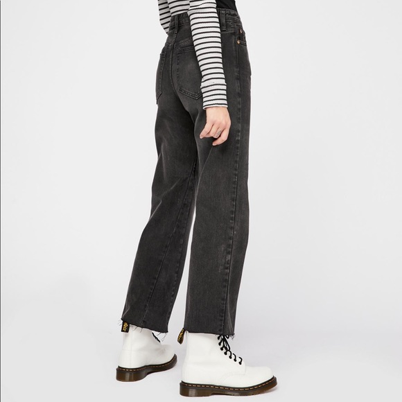 Free People Vintage Crop Straight-Leg Jeans - Picture 3 of 3